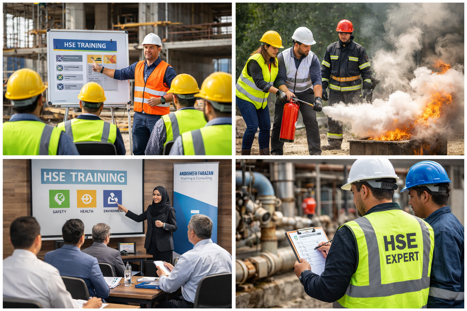 دورههای HSE (حضوری، مجازی) | گواهینامه معتبر - امیر ثابت محمدی