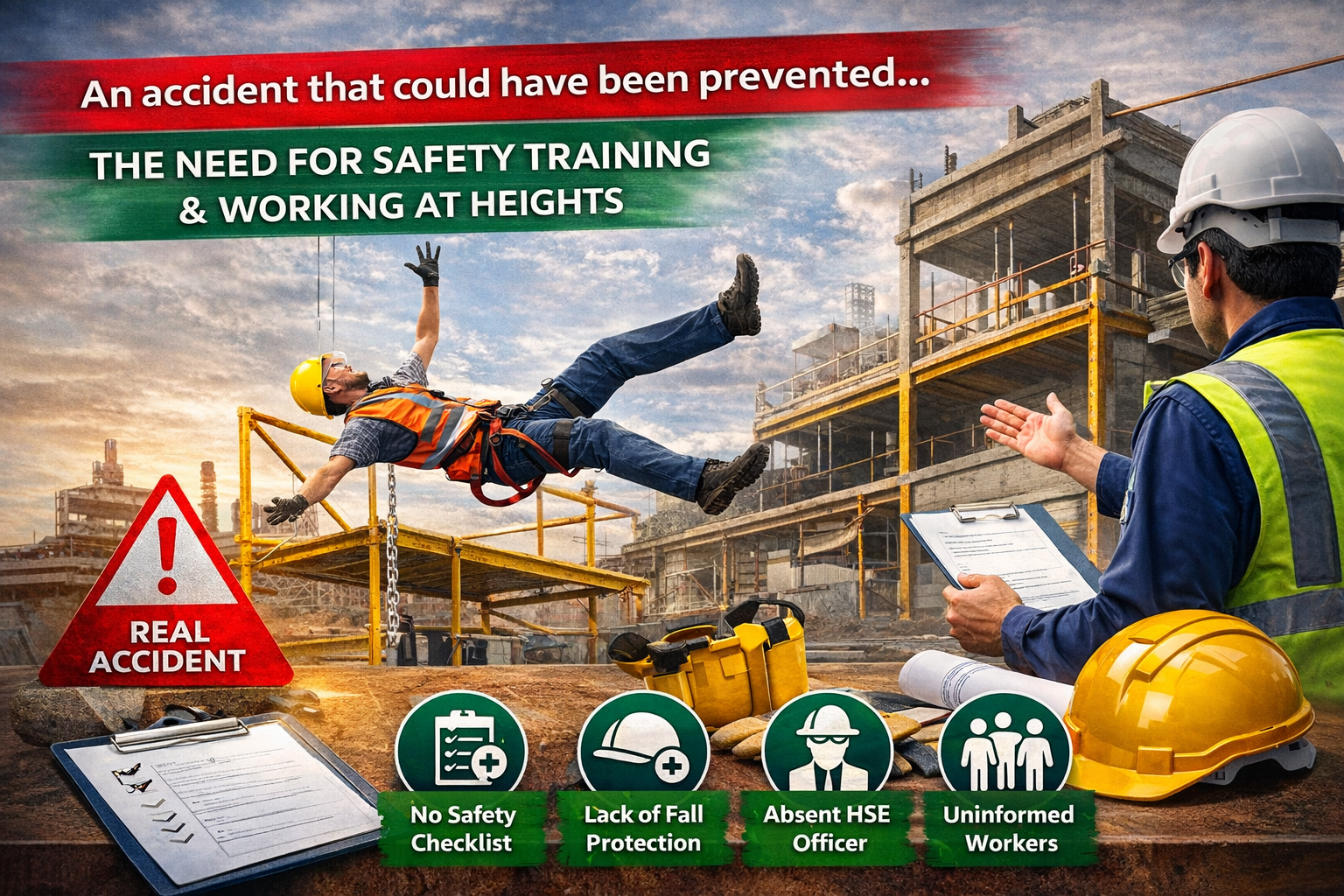 ایمنی و حوادث کار در ارتفاع - آموزش تخصصی