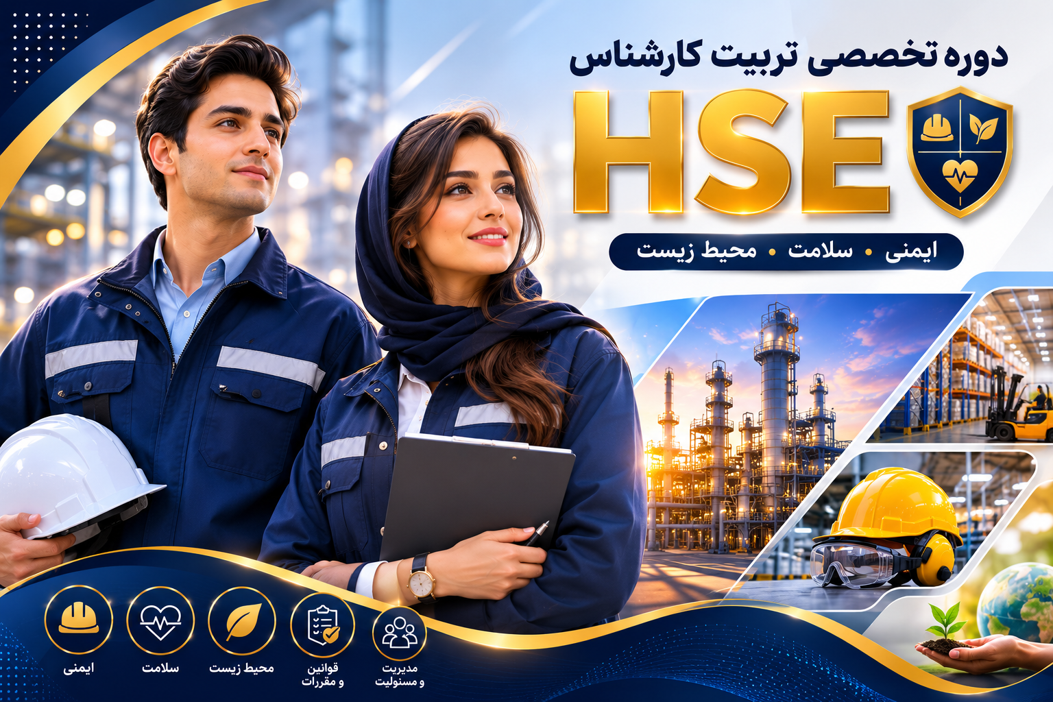 دوره تربیت کارشناس HSE